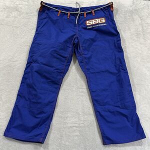 SBG Straight Blast Gym Int Jiu Jutsu Pants Size A5 Blue Activewear Fighting